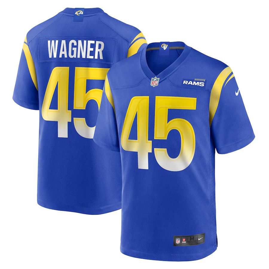 Men Los Angeles Rams 45 Bobby Wagner Nike Royal Game NFL Jersey